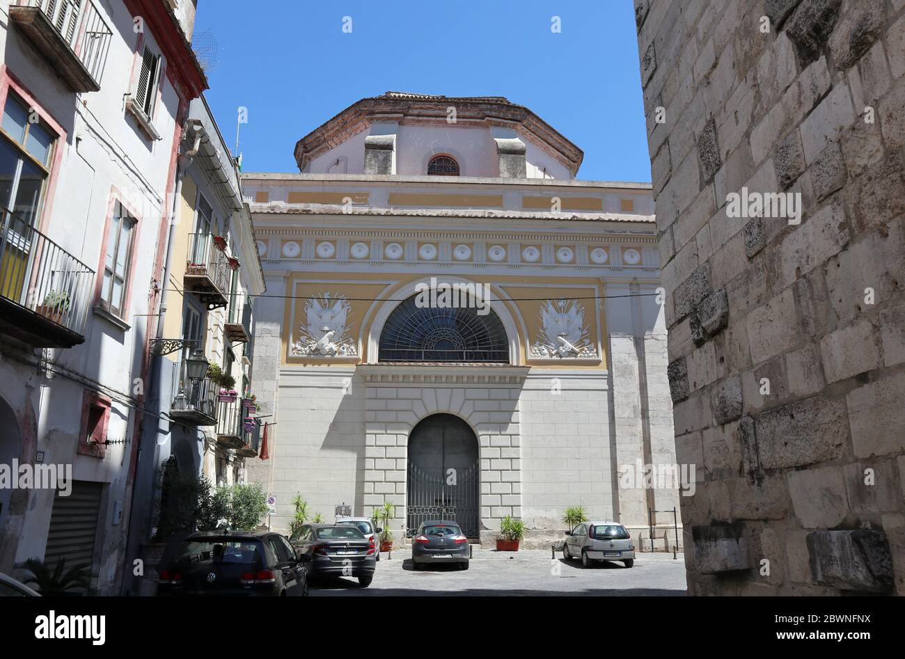 Capua - reale Sala d'armi Foto Stock