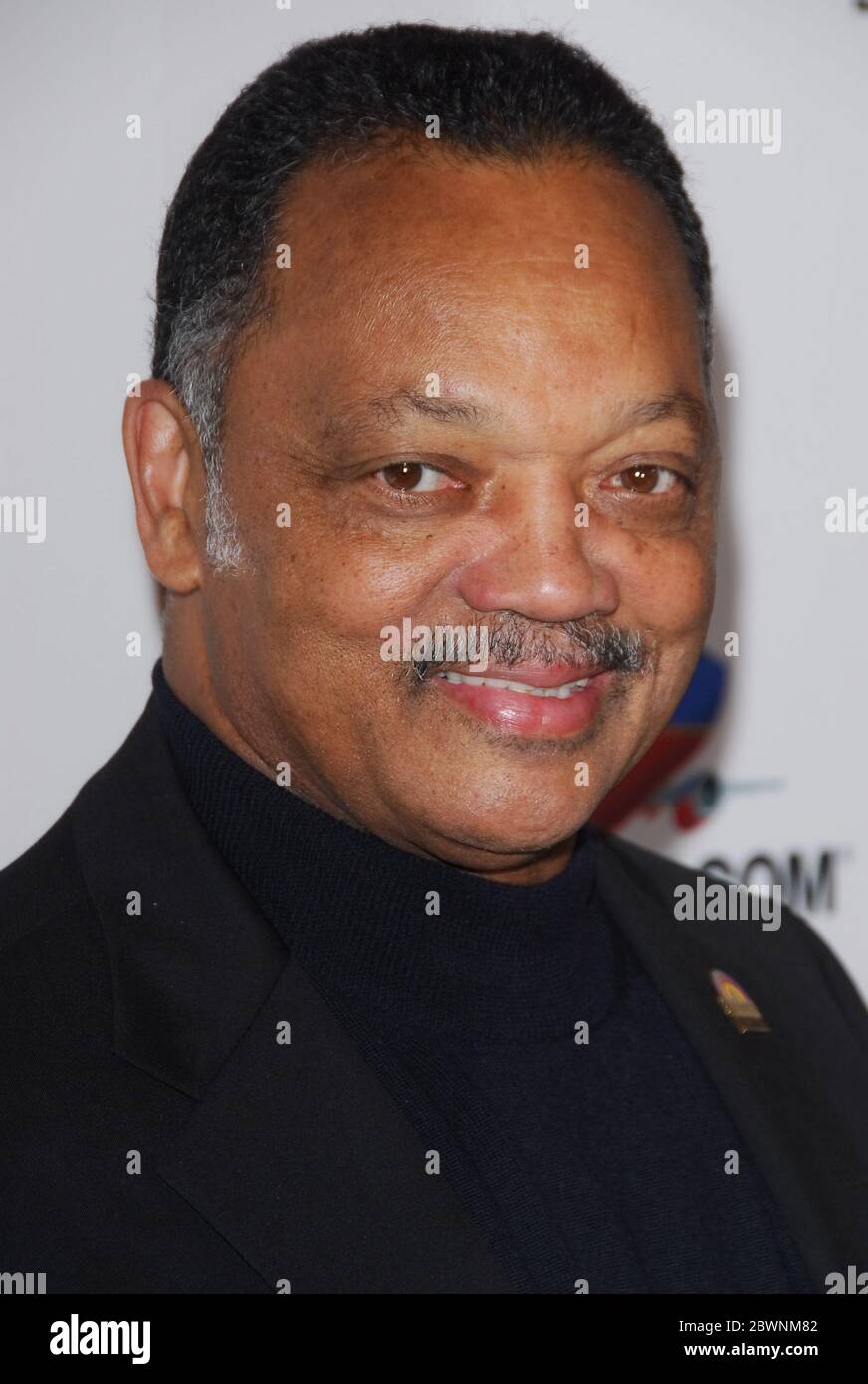 Jesse Jackson alla celebrazione pre-Oscar Ebony tenutasi presso gli studi Jim Henson di Hollywood, California. L'evento si è svolto giovedì 22 febbraio 2007. Photo by: SBM / PictureLux- file Reference N. 34006-2934SBMPLX Foto Stock