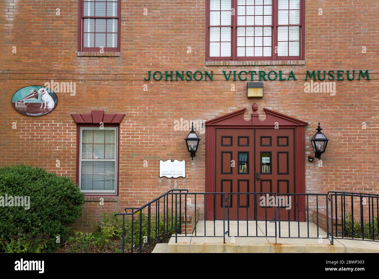Johnson Victrola Museum in Museum Square, dover City, Delaware state, USA Foto Stock
