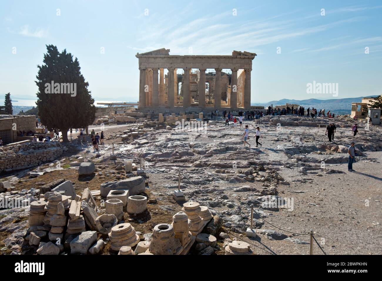 Il Partenone. Acropoli di Atene, Grecia Foto Stock