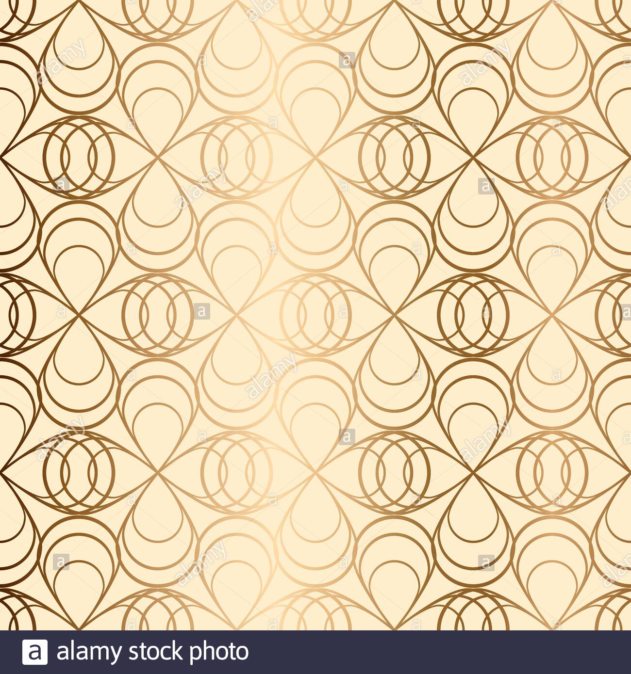 Modello Senza Giunture Geometrico Vettoriale Astratto Beige Ornamentale Giallo Pastello Avorio E Sfondo Dorato Immagine E Vettoriale Alamy