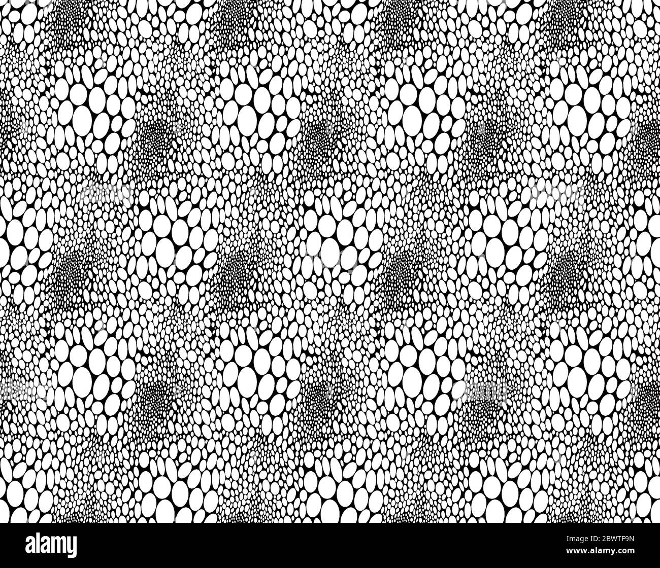Modello senza giunture animale alla moda. Stilized Spotted Animal Skin sfondo per Moda, Stampa, Wallpaper, tessuto. Illustrazione Foto Stock