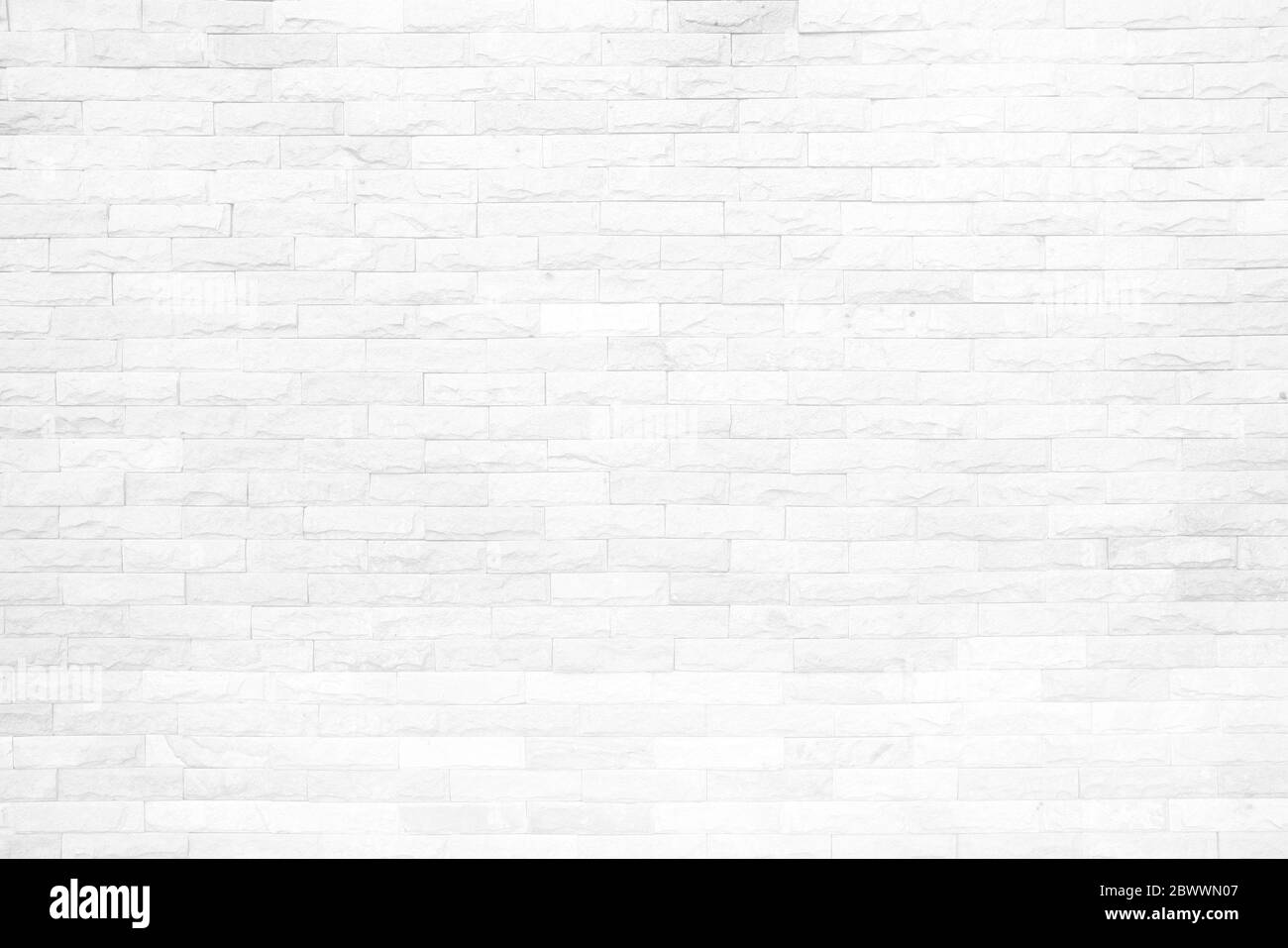 Bianco parete di mattoni dello sfondo. Foto Stock