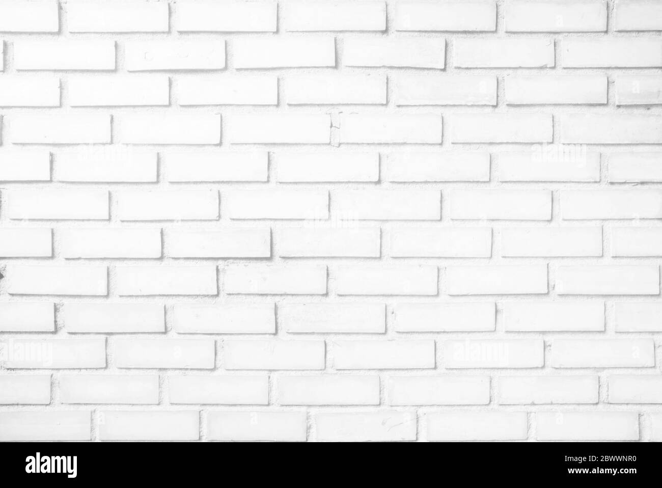Bianco parete di mattoni dello sfondo. Foto Stock