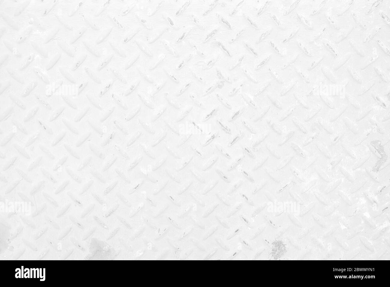 Bianco Grunge Diamante metallo piastra sfondo. Foto Stock