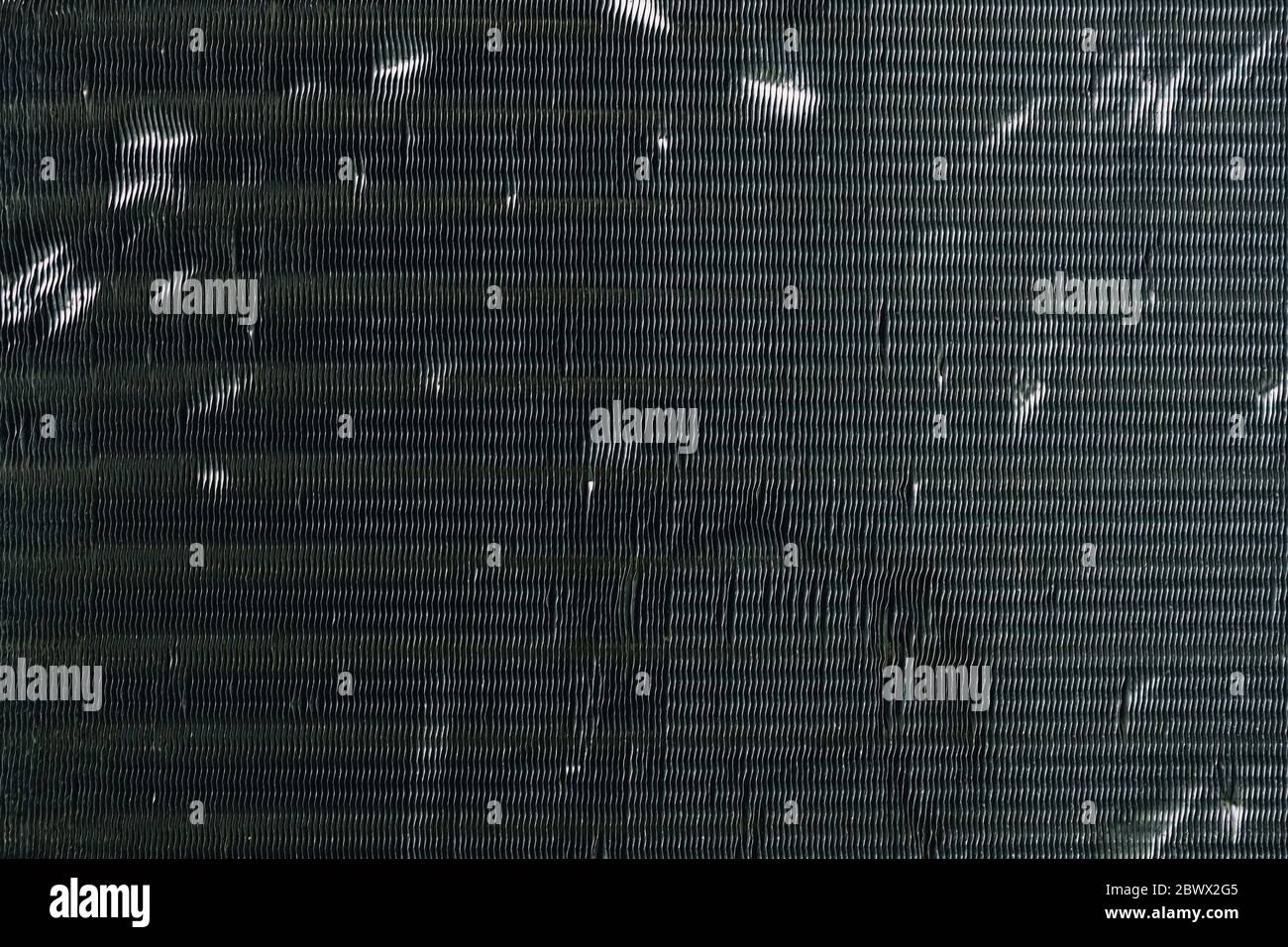 Primo piano sfondo struttura vecchio condensatore. Foto Stock