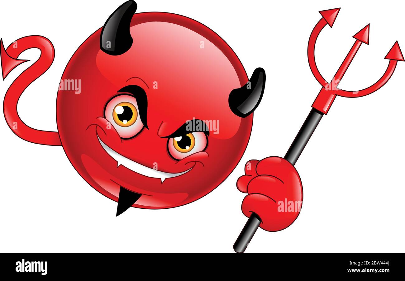 Faccia da diavolo Immagini Vettoriali Stock - Alamy