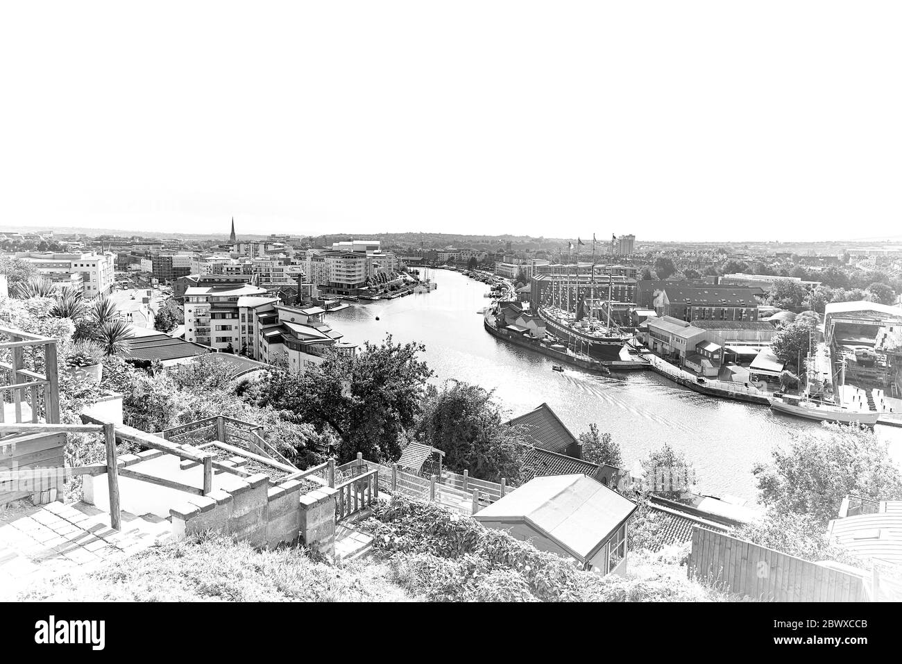 Brunel's SS Great Britain ion The River Avon a Bristol, UK, Inghilterra Foto Stock