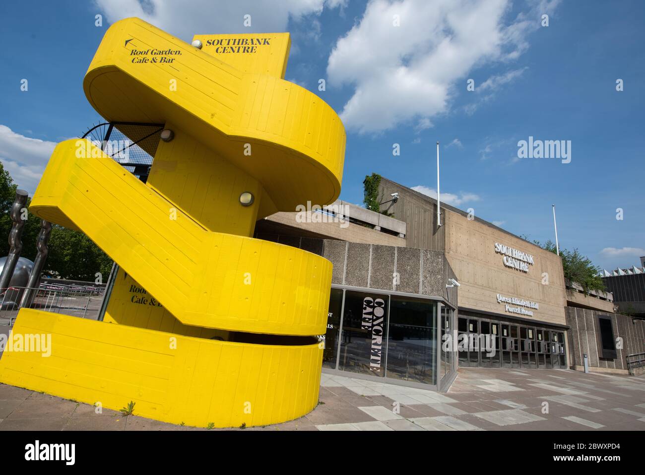 Queen Elizabeth Hall, Southbank Centre, Londra, Regno Unito Foto Stock
