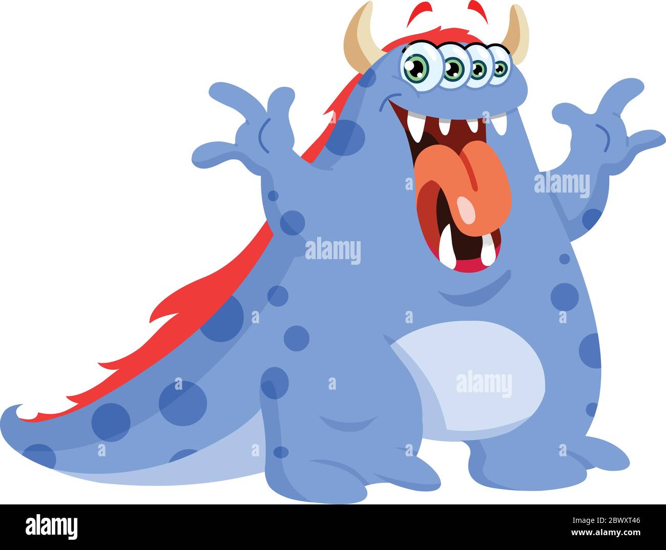 Funny monster Illustrazione Vettoriale