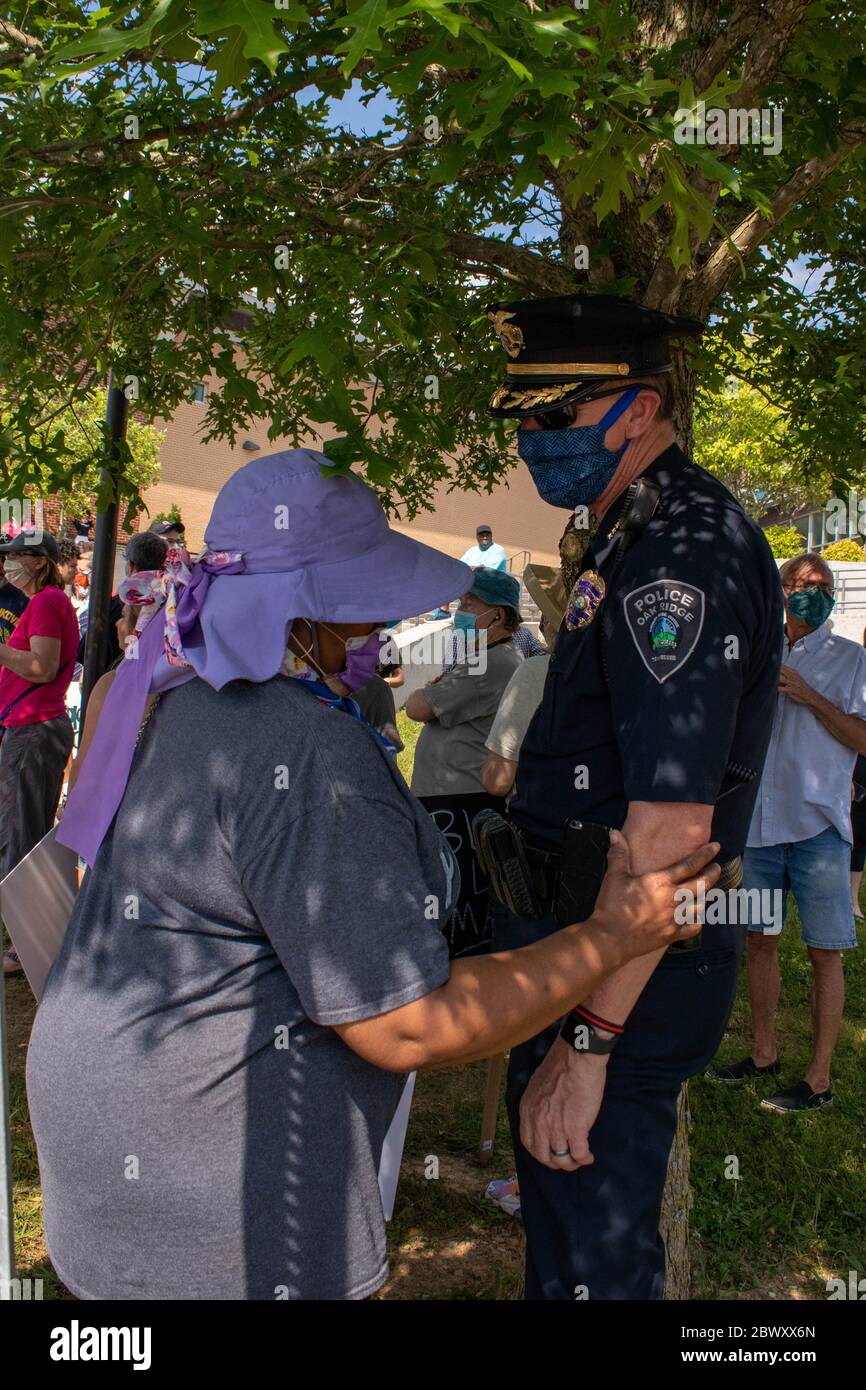 Black Lives Matters marzo Foto Stock