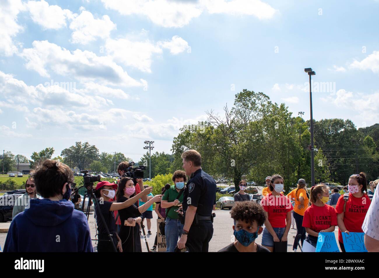 Black Lives Matters marzo Foto Stock