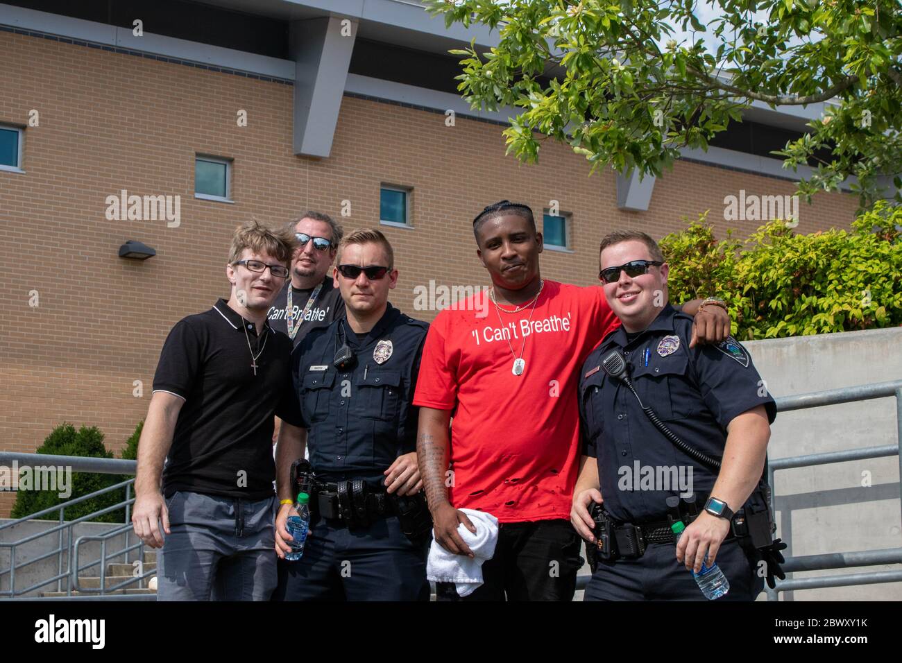 Black Lives Matters marzo Foto Stock