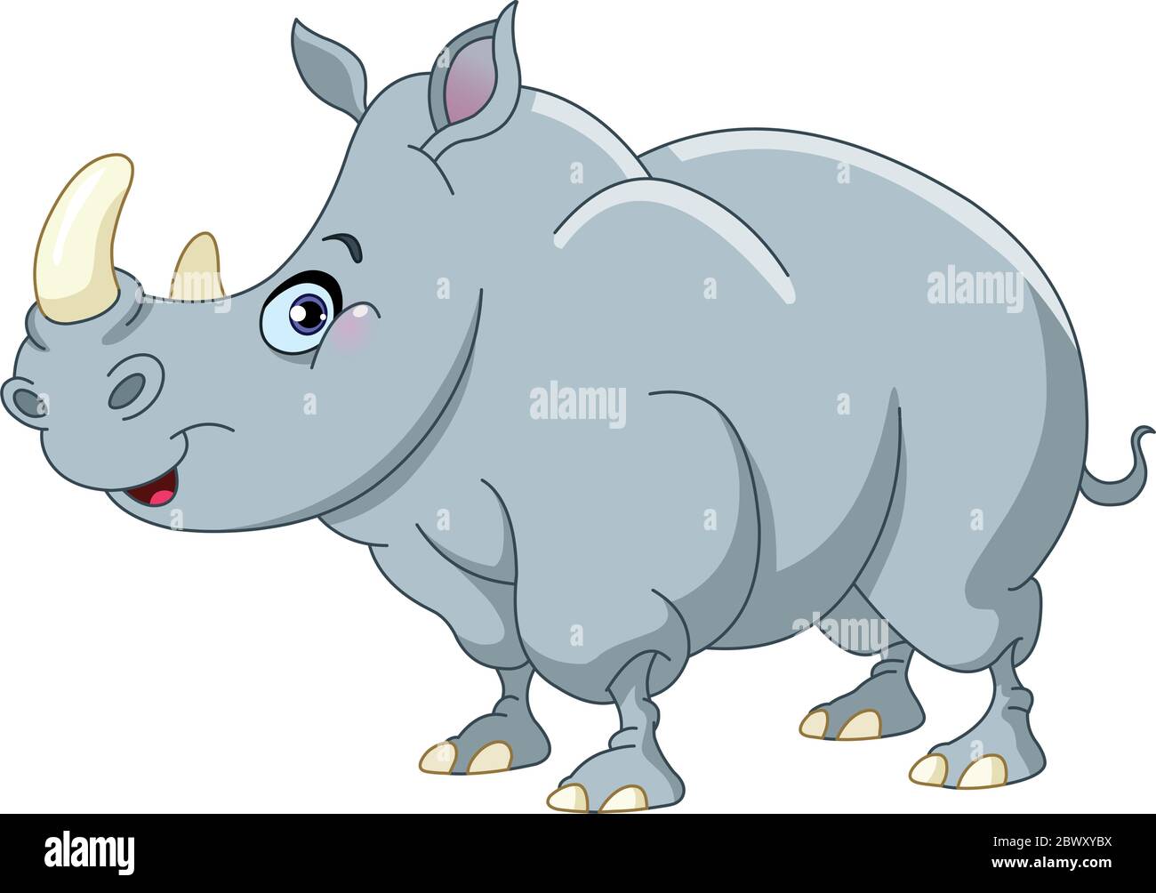 Rhino Illustrazione Vettoriale