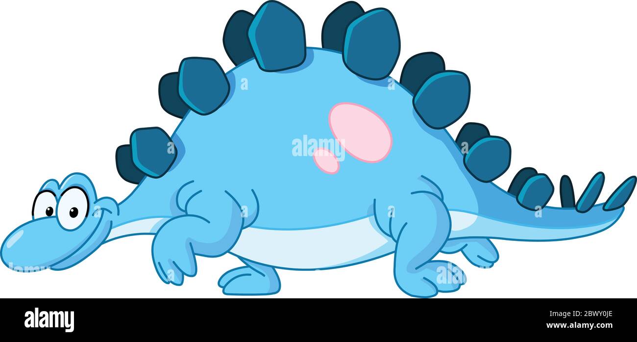 Dinosauro Stegosaurus Illustrazione Vettoriale