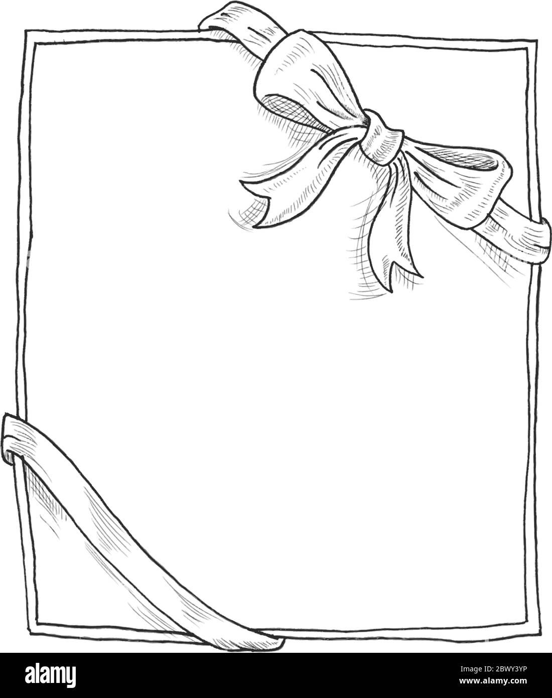 Buono regalo per il Doodle Illustrazione Vettoriale