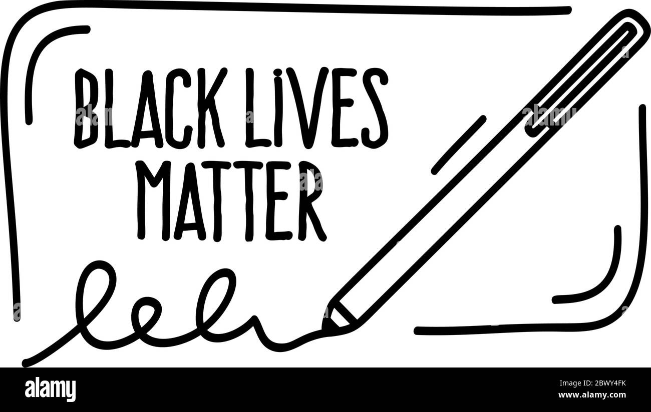 Non posso respirare la bandiera di protesta circa il diritto umano del popolo nero negli Stati Uniti America. Illustrazione vettoriale. Poster e simbolo. Illustrazione Vettoriale