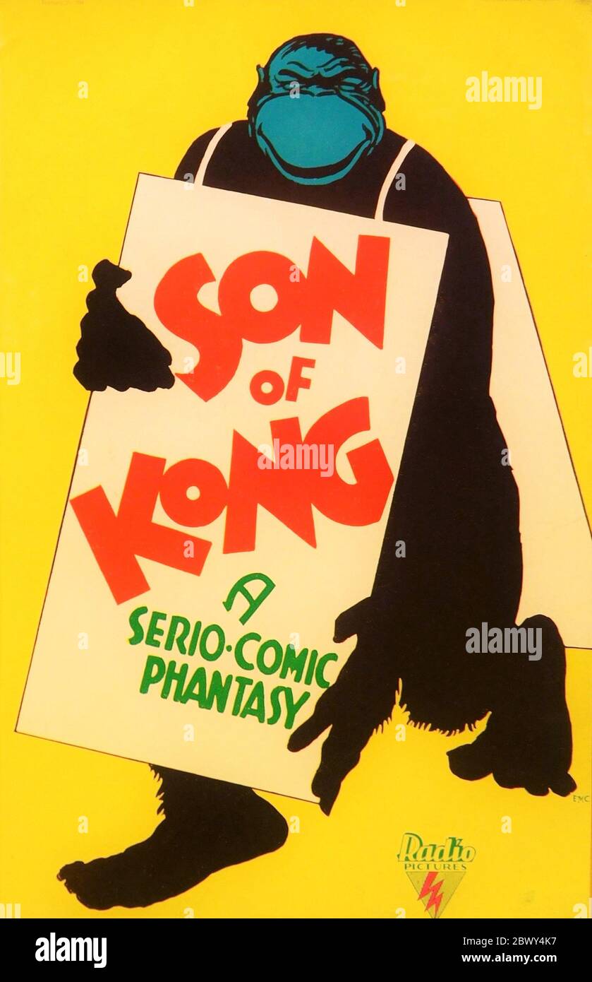 ROBERT ARMSTRONG e HELEN MACK IN FIGLIO DI KONG 1933 regista ERNEST B. SCHOEDSACK storia RUTH ROSA il tecnico degli effetti speciali WILLIS H. o'BRIEN produttore esecutivo MERIAN C. COOPER RKO radio Pictures Foto Stock