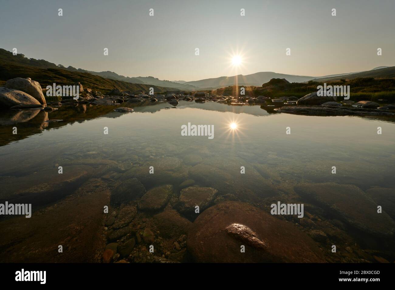 Blue Lake , Parco Nazionale di Kosciuszko, NSW, Australia Foto Stock