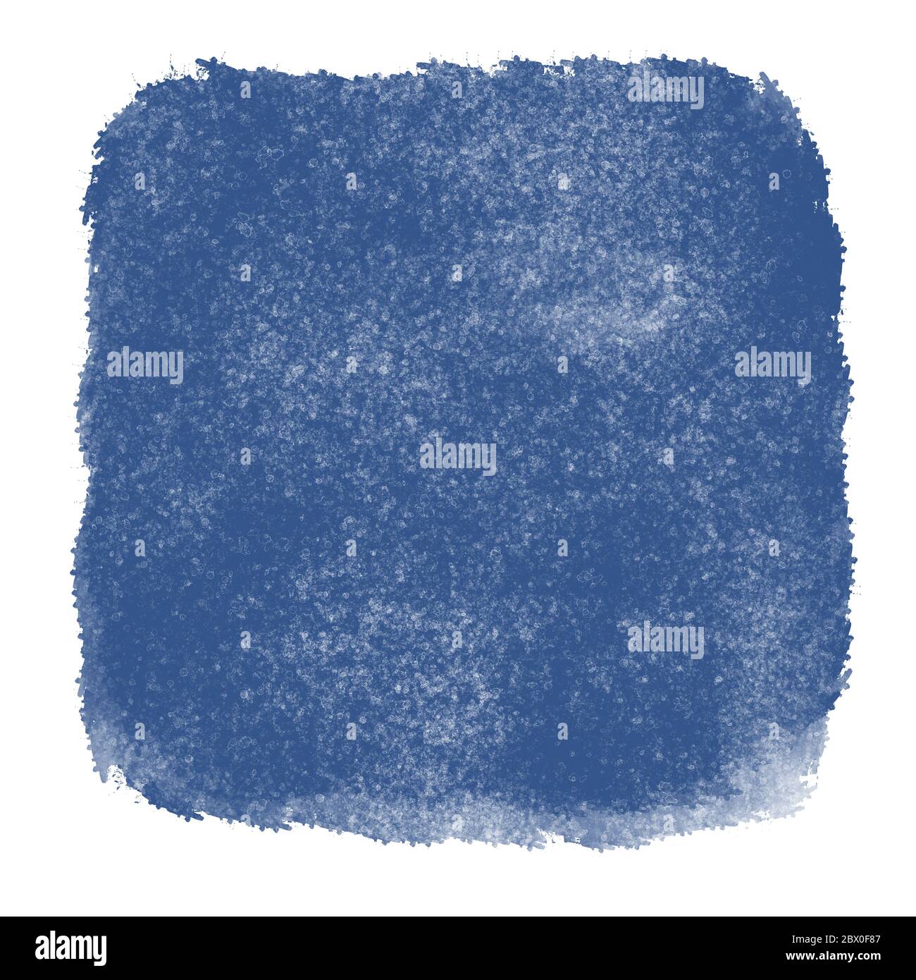 Sfondo sfondo blu watercolor classico con texture. Disegno a mano di vernice ad acquerello quadrata su carta. Tonalità acquarello con trama robusta Foto Stock