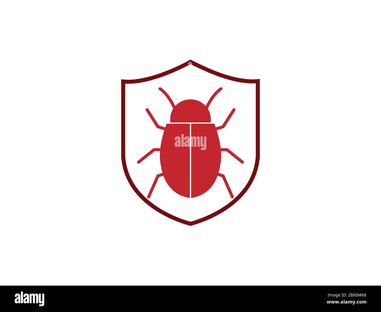 Animale, bug, icona di insetto. Illustrazione vettoriale, design piatto. Illustrazione Vettoriale