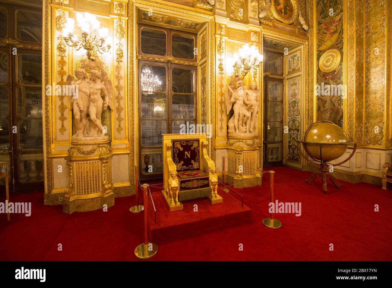 SALA CONFERENZE DEL SENATO PARIGI Foto Stock