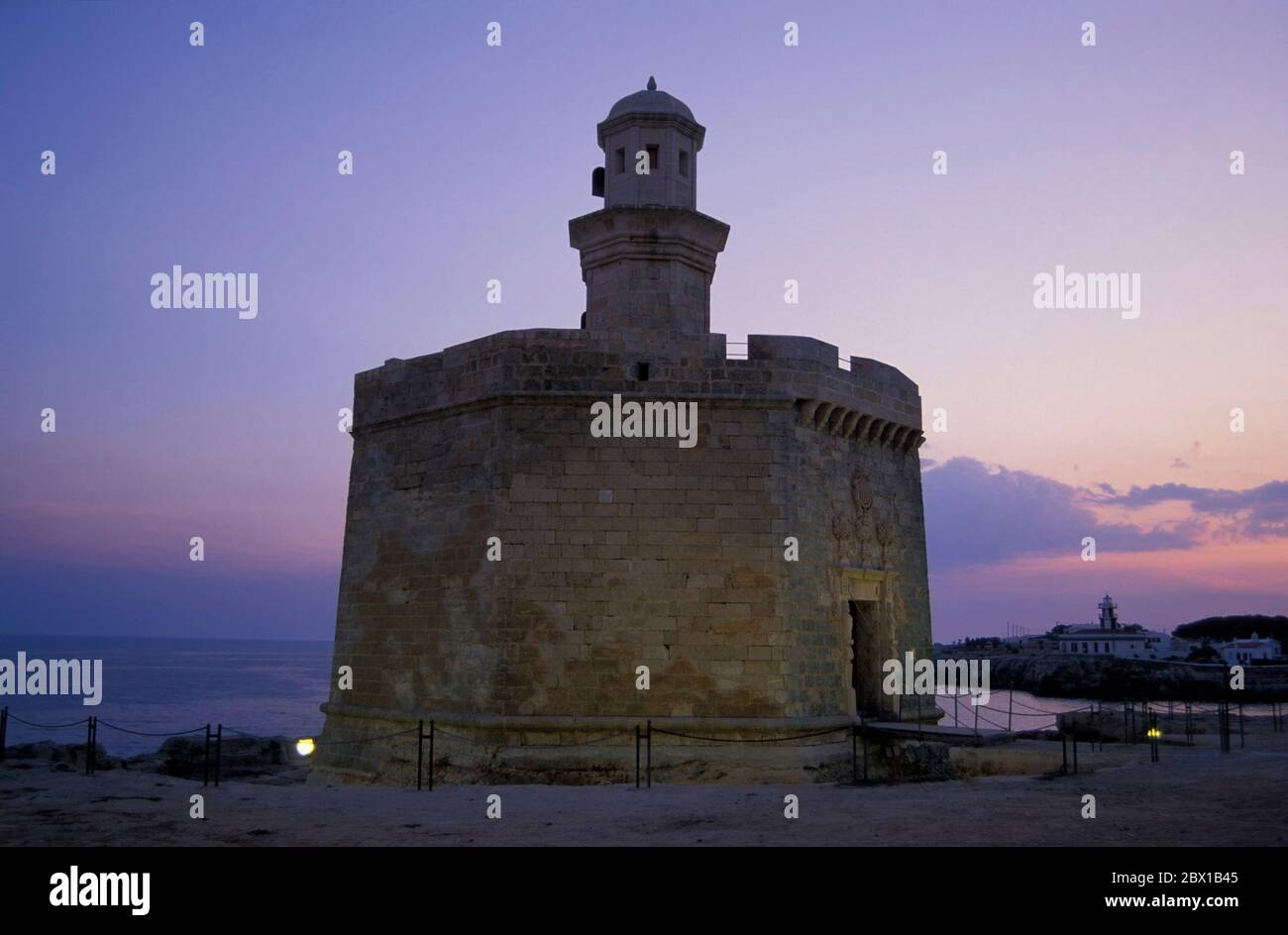 Ciutadella, porto castell, Isole Baleari Menorca, Spagna, Europa Foto Stock