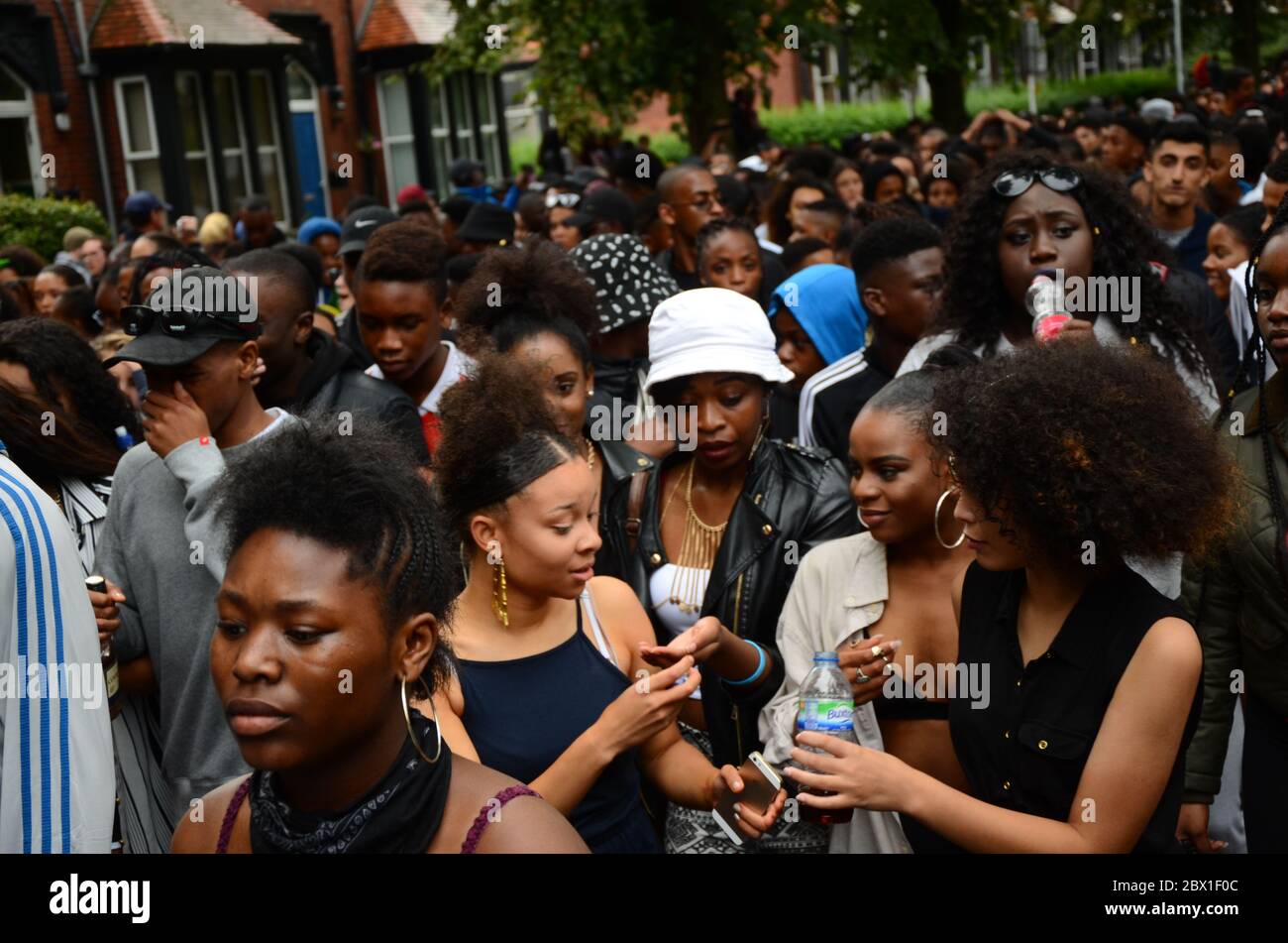 le vite nere contano la protesta Foto Stock