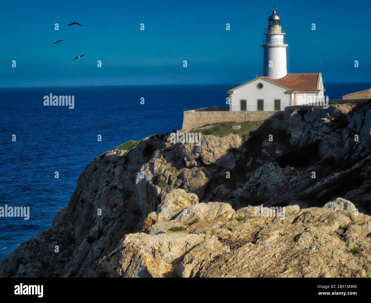 ES - MALLORCA: Faro di Cala Ratjada a Punta de Capdepera Foto Stock