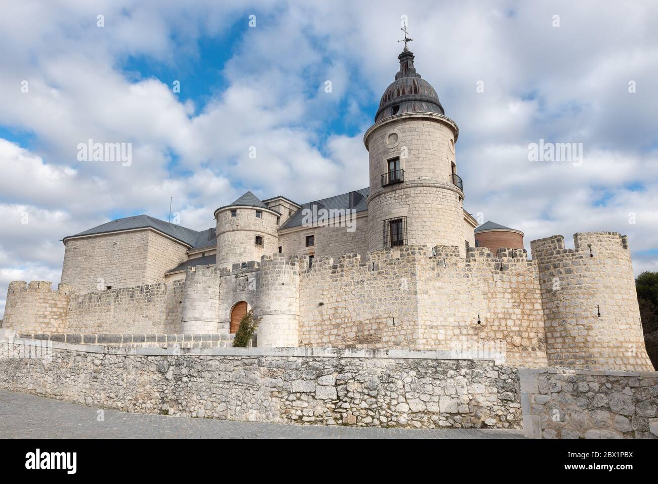Castello di Simancas, provincia di Valladolid, Spagna Foto Stock