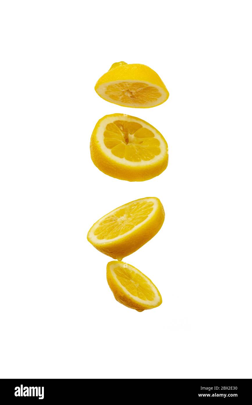 Fette di limone, erbacce, di James D Coppinger/Dembinsky Photo Assoc Foto Stock