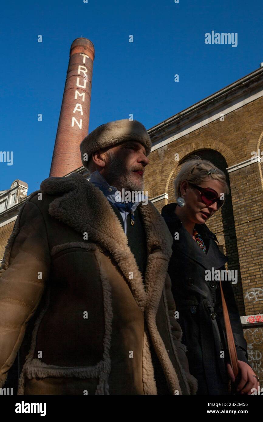 Old Trumans Brewery, Brick Lane, Londra, Regno Unito Foto Stock