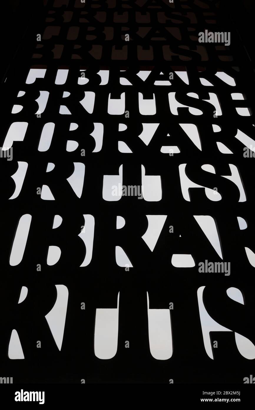 La British Library di Londra, Inghilterra, Regno Unito Foto Stock