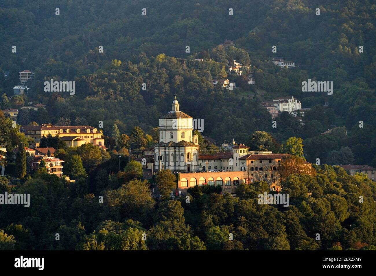 Italia, Piemonte, Provincia di Torino, Torino, Chiesa di Santa Maria al Monte sul Monte dei Cappuccini Foto Stock