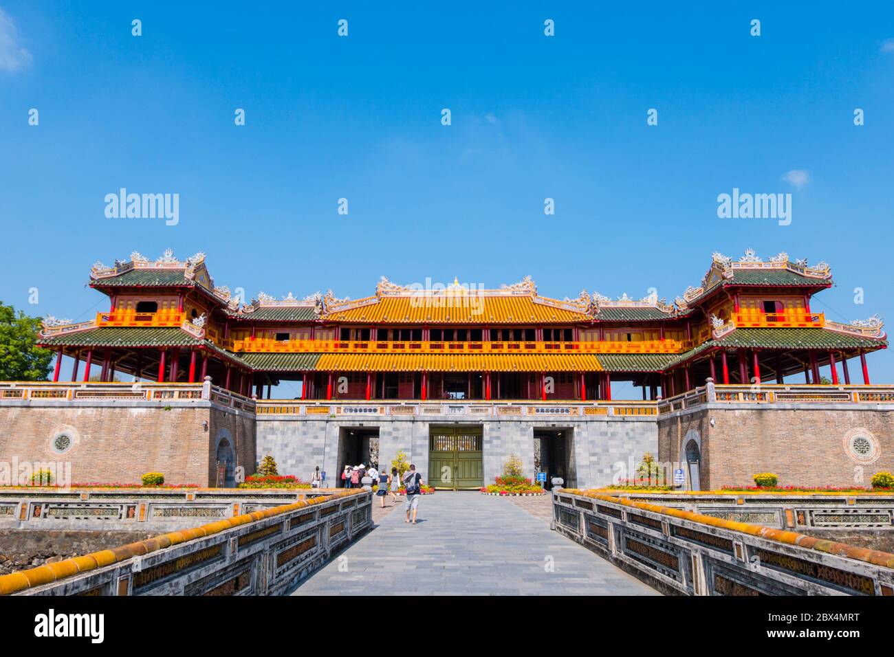 Ngo Mon gate, Imperial City, Hue, Vietnam Foto Stock