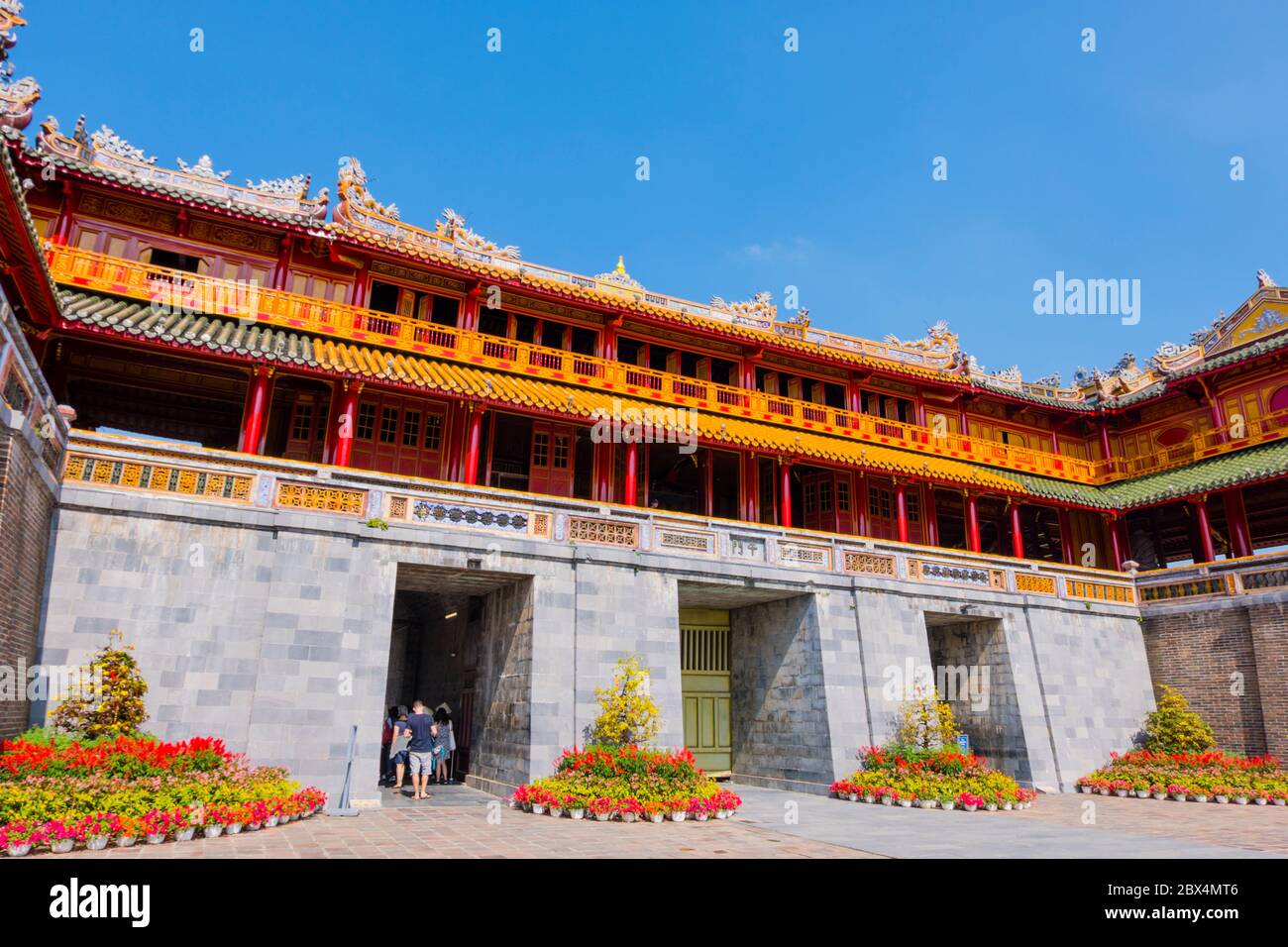 Ngo Mon gate, Imperial City, Hue, Vietnam Foto Stock