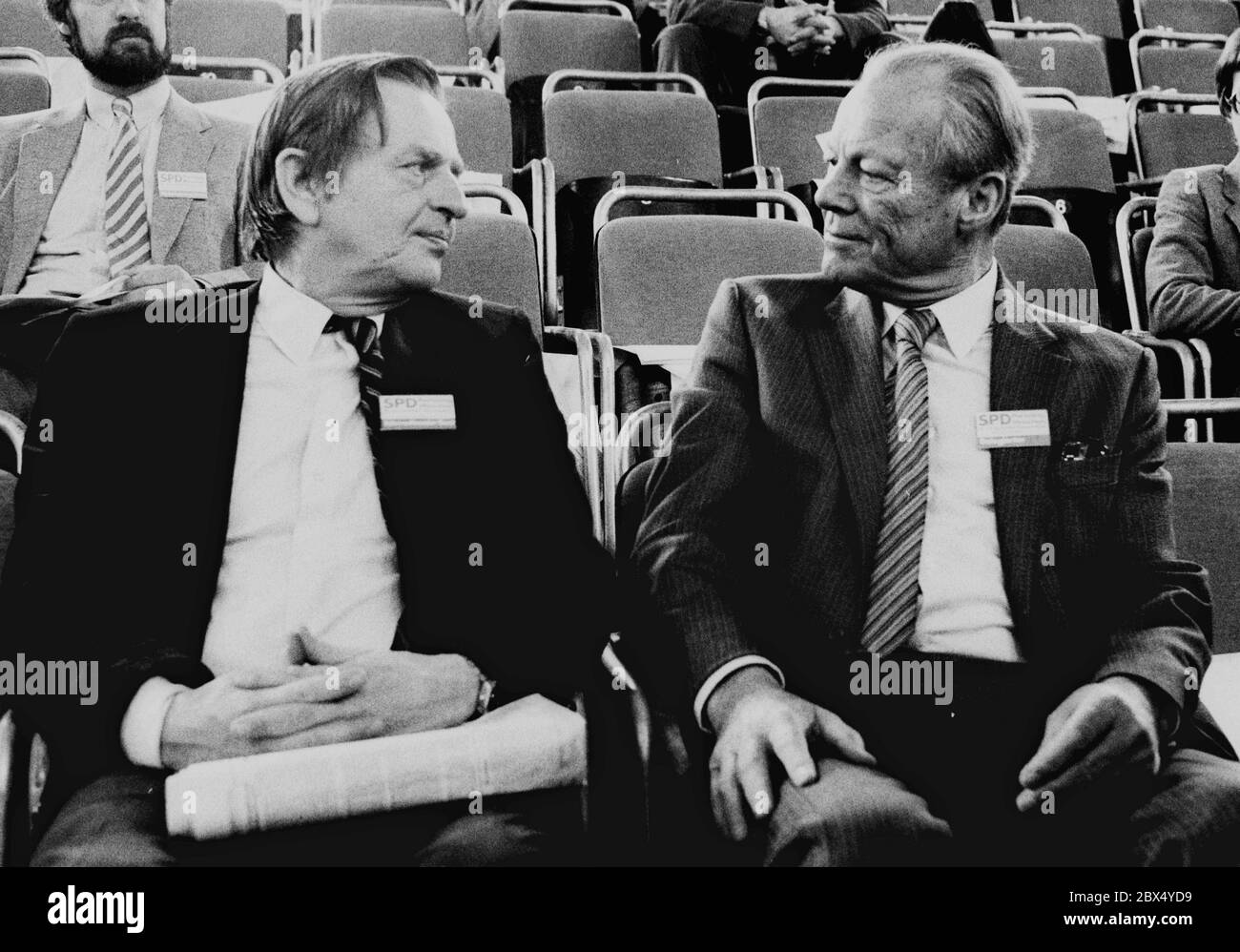 Berlino / parti / Consiglio esecutivo 1979SPD si riunisce a Berlino: Willy Brandt, Egon Bahr, Hans Koschnik// 80s / SPD / [traduzione automatizzata] Foto Stock