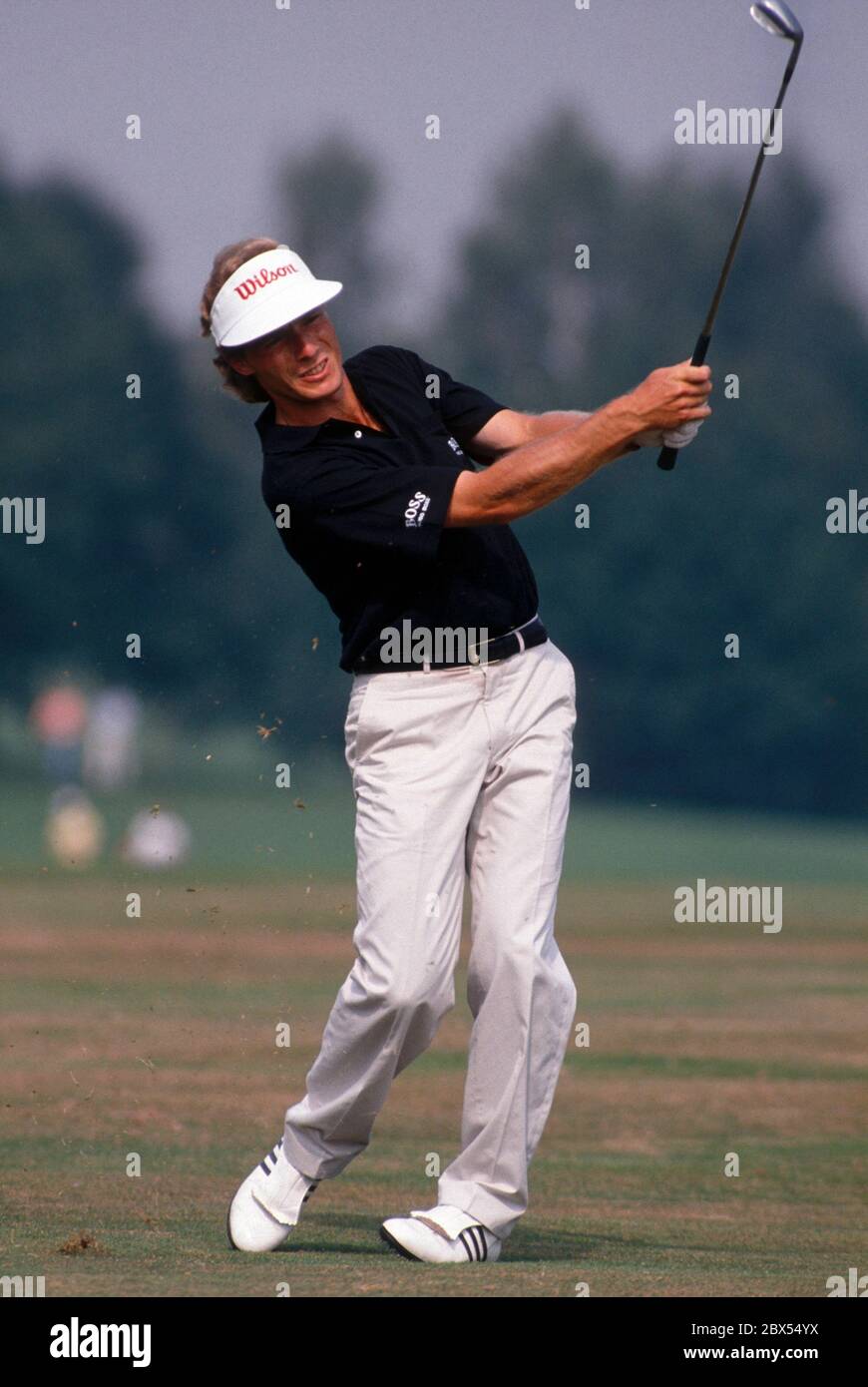 Golf : Deutsche Meisterschaft / German Open : Bernhard LANGER , agosto 1990 Foto Stock