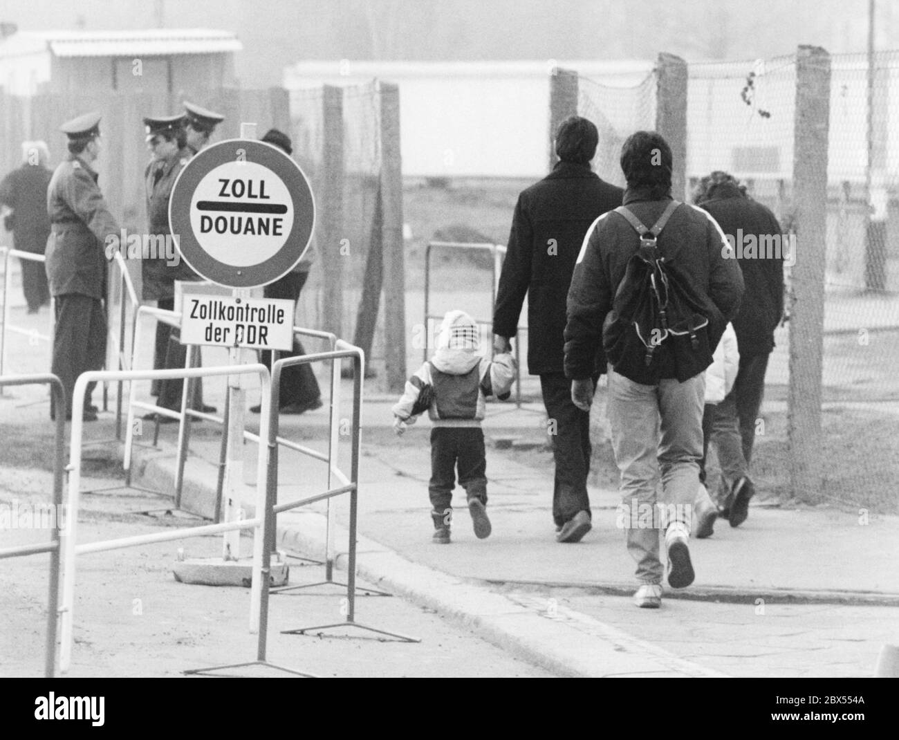Smantellamento del confine tra la Germania occidentale e la Germania orientale dal 11/09/1989 al 1999, confine interno della Germania Foto Stock