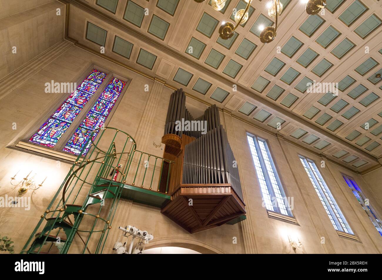 Nederlandse Kerk / Chiesa olandese, 7 Austin Friars, Londra EC2N 2HA. Londra, Regno Unito 11 Dic 2018 Foto Stock