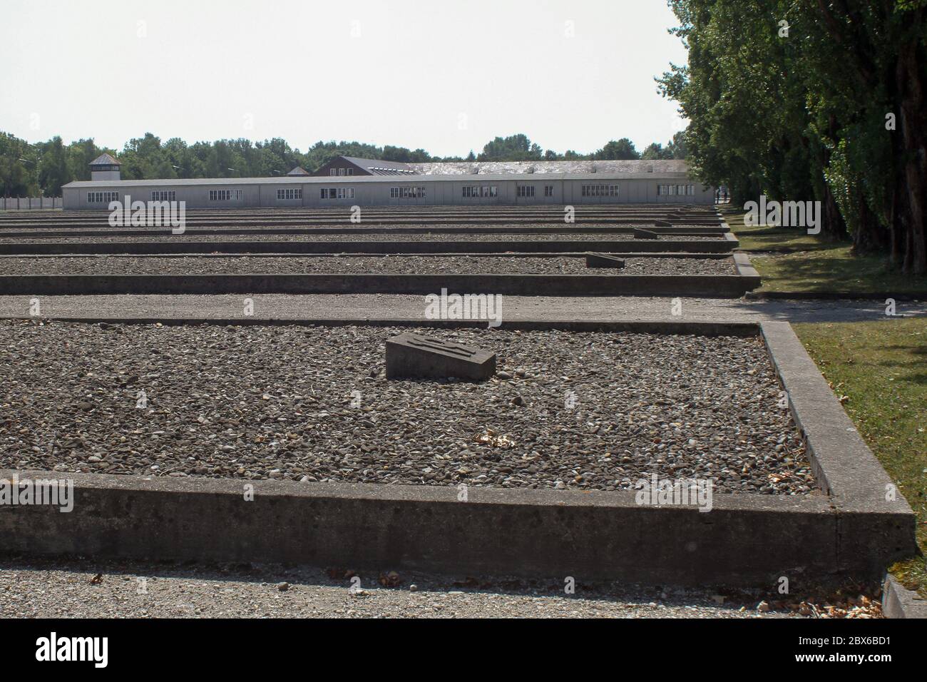 Campo di concentramento di Dachau Monaco 27/02/2012 Foto Stock