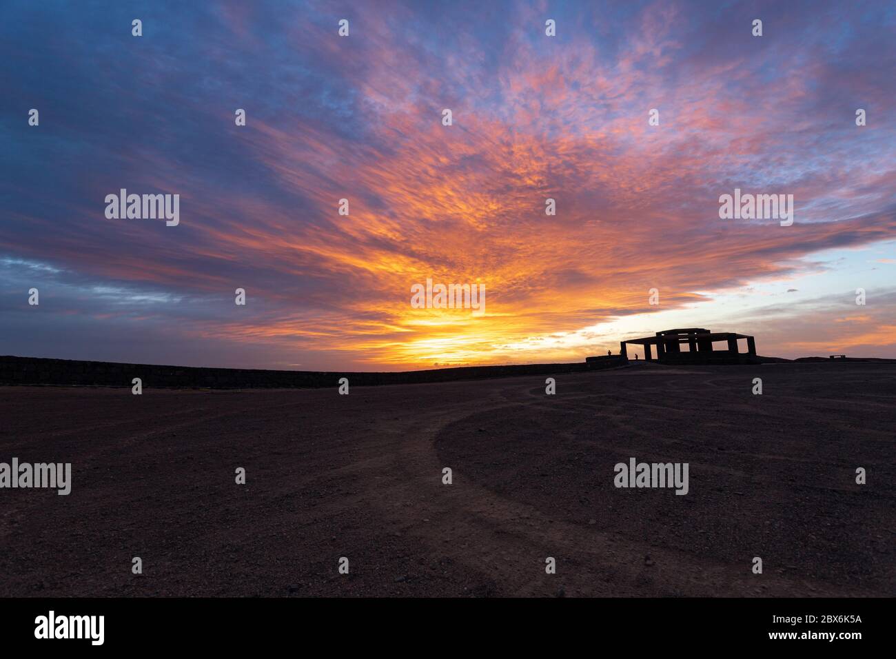 Cratere al Wahbah, Arabia Saudita Foto Stock