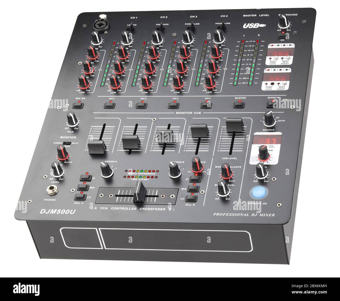 Classico DJ club mixer Foto Stock