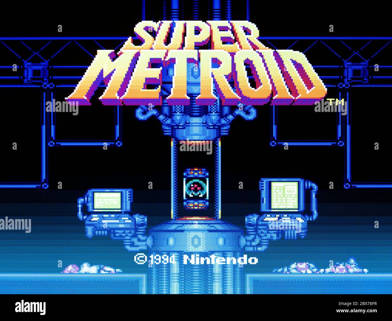 Super Metroid - SNES Super Nintendo - solo per uso editoriale Foto Stock