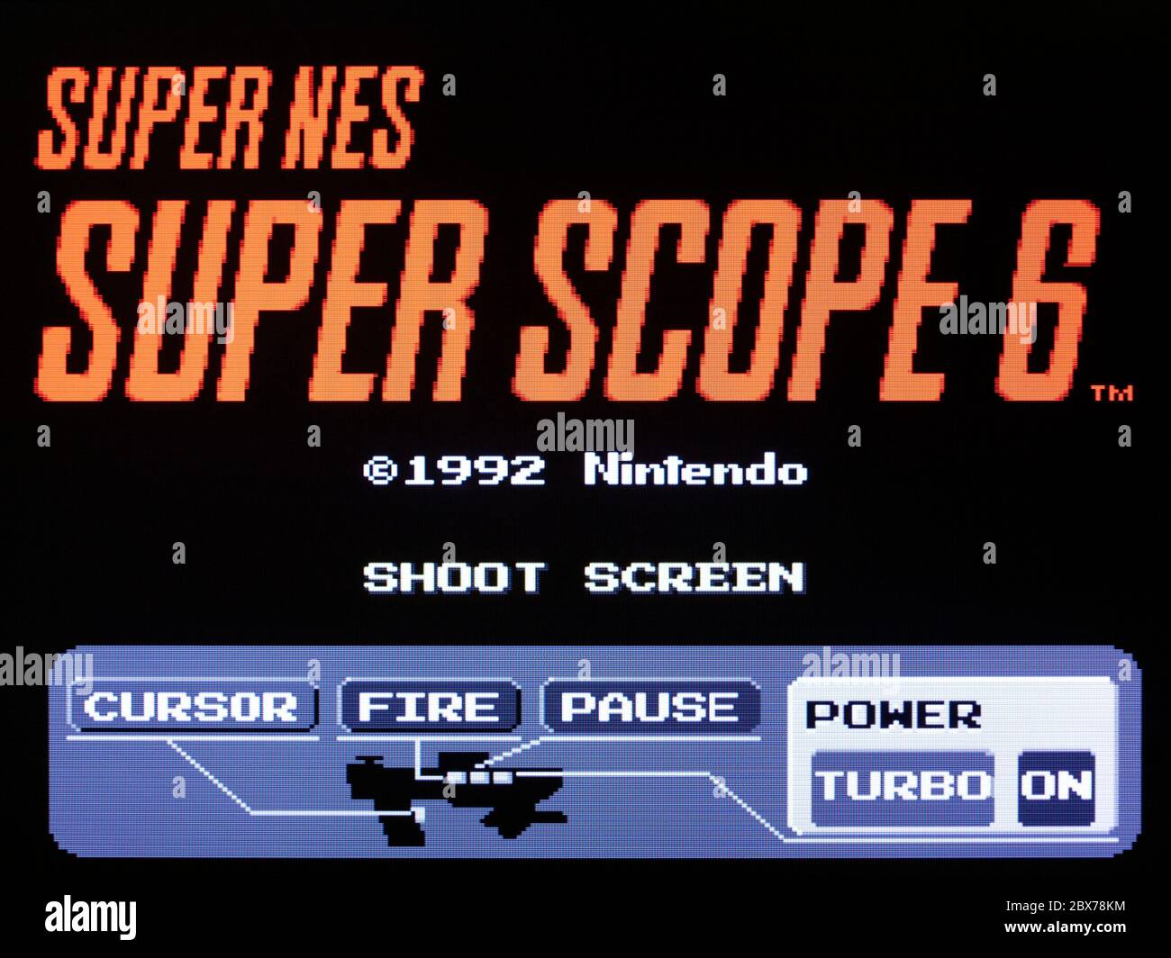 Super Scope 6 - SNES Super Nintendo - solo per uso editoriale Foto stock -  Alamy
