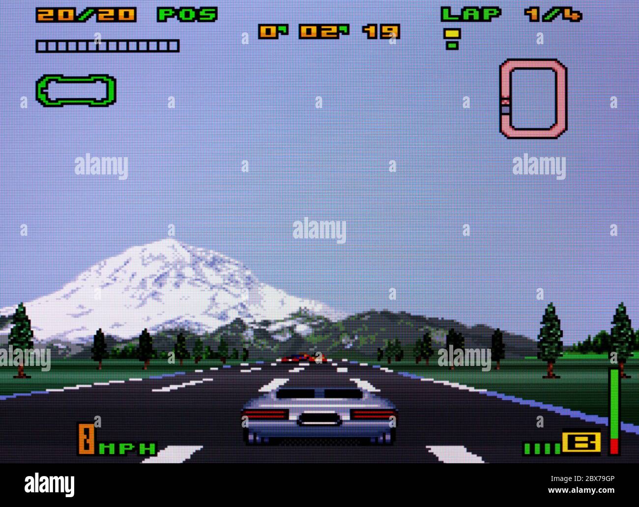 Top Gear 3000 - SNES Super Nintendo - solo per uso editoriale Foto Stock