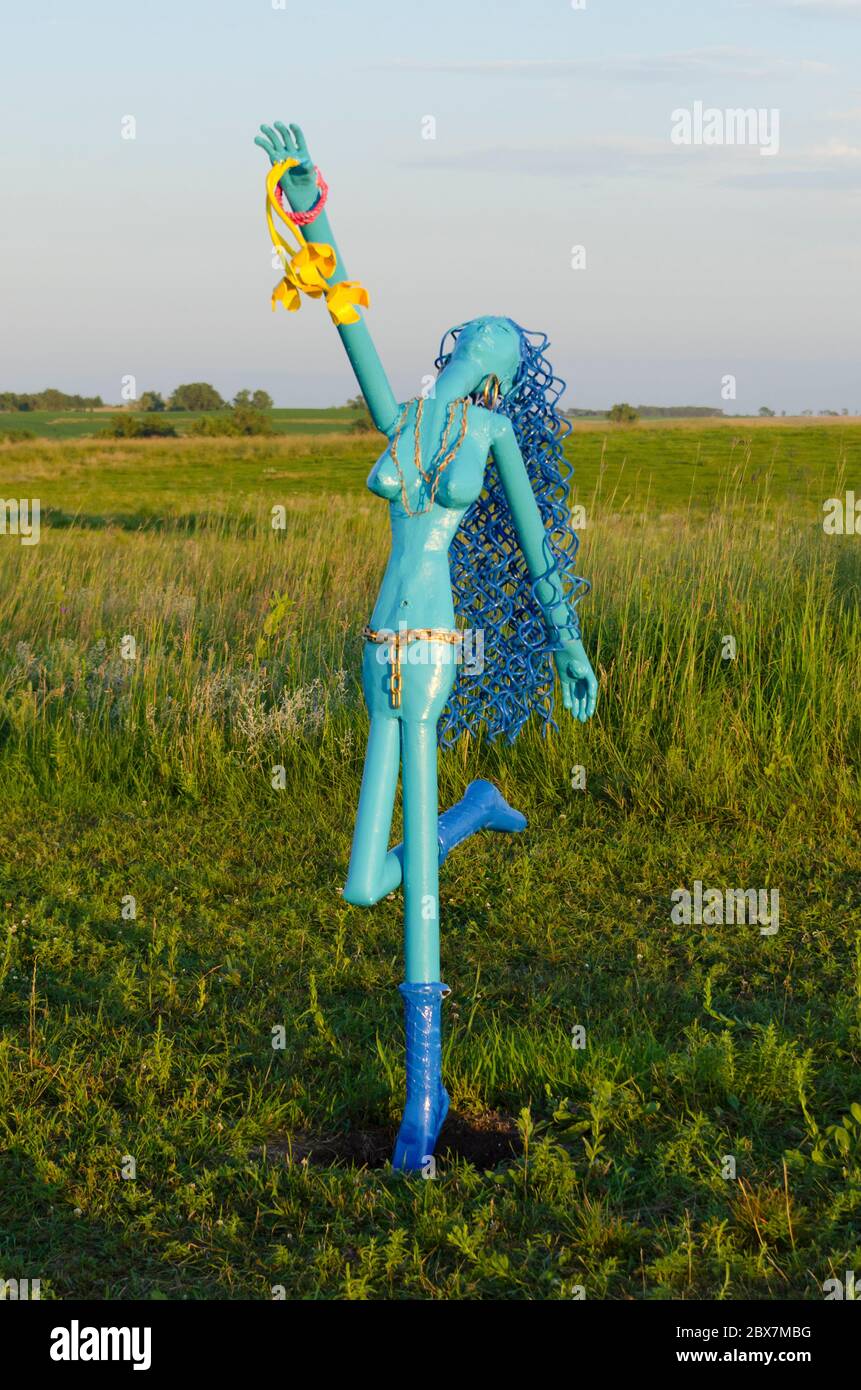 Porter Sculpture Park, Montrose, South Dakota, USA Foto Stock