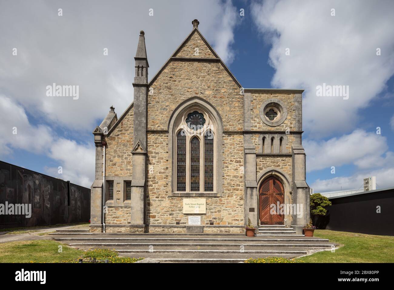 Albany Australia Occidentale 10 Novembre 2019 : fascia anteriore della Chiesa Scozzese ad Albany, Australia Occidentale Foto Stock