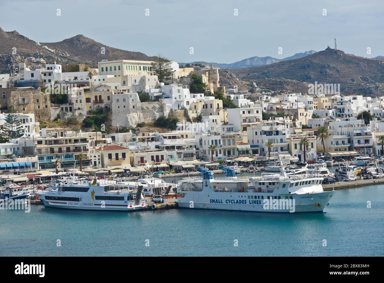 Porto Di Naxos, Grecia Foto Stock