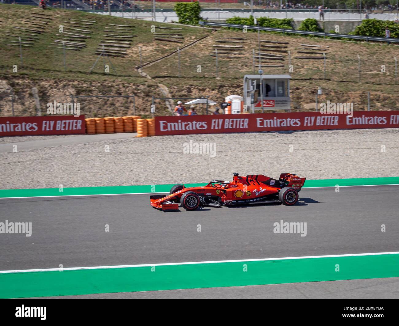 MONTMELLO, SPAGNA-10 MAGGIO 2019: 2019 Ferrari SF90 Formula 1 (driver: Charles Leclerc) Foto Stock